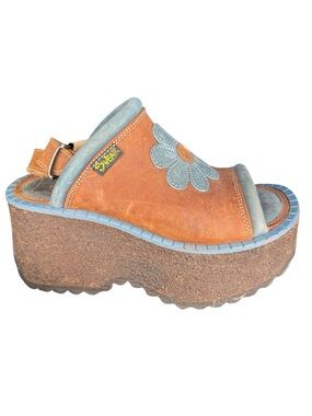 Swear Vintage Platform Y2K Flower Chunky Sandals size 41